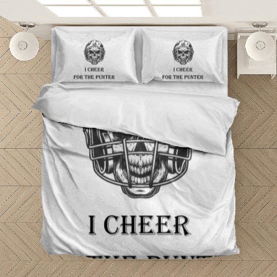 i cheer for the punter Bedding Sets