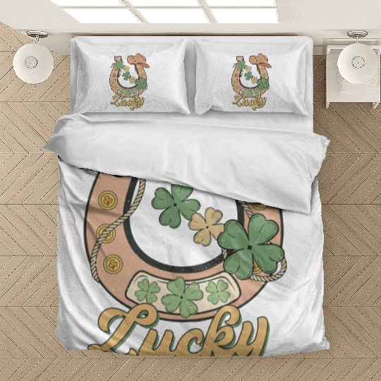 Lucky Shamrock Horseshoe Bedding Sets