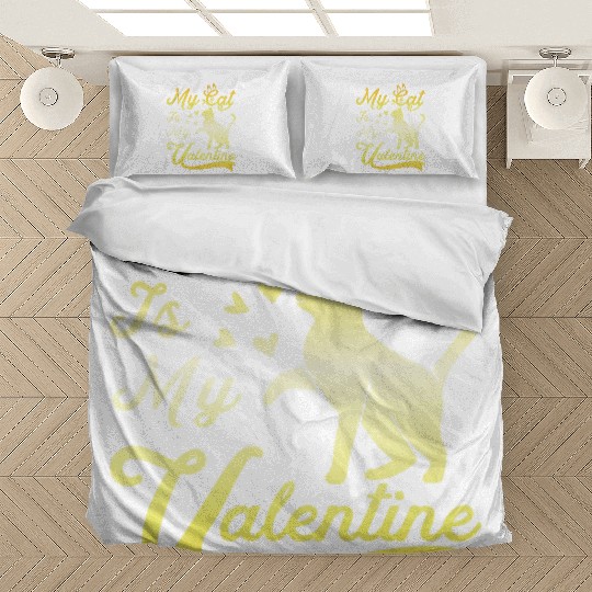 Cat Valentine Humor Kitties Lover Bedding Sets