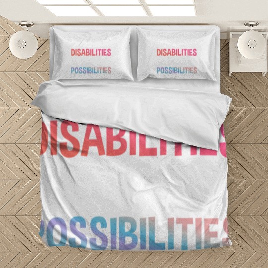 I See Possabilities Special Education Teacher Bedding Sets