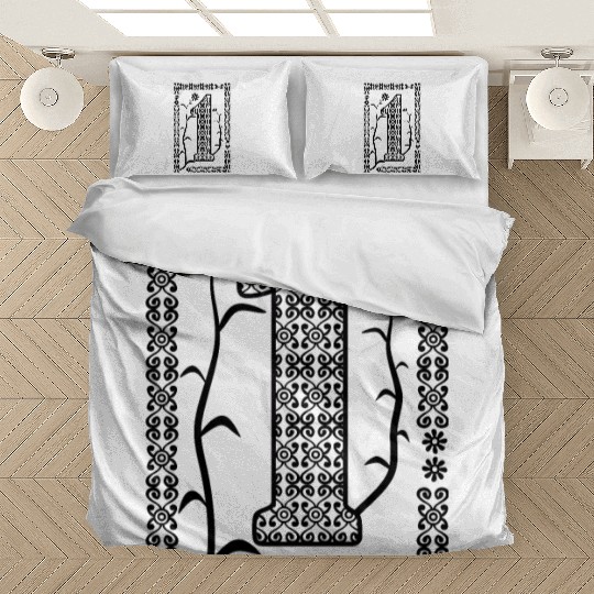 First floral number artistic Bedding Sets