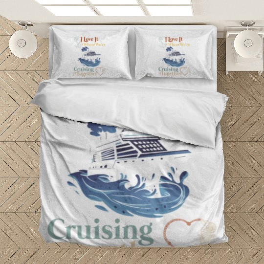 Cruising Together Cruise Vacation Spring Break Bedding Sets