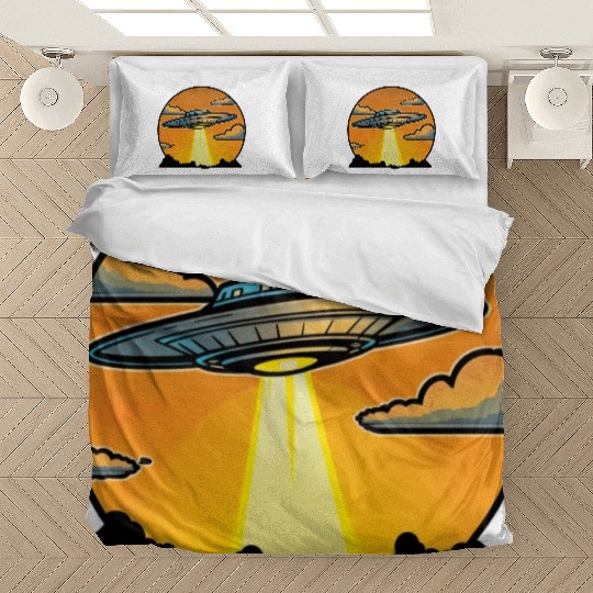 UFO Abduction Sticker Bedding Sets