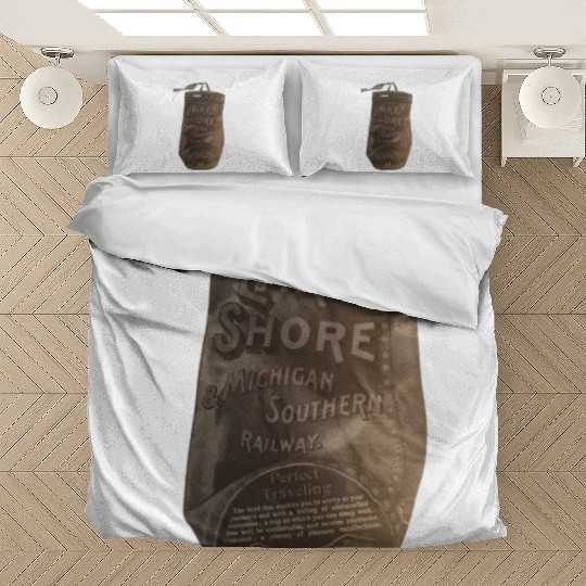 Lakeshore and Michigan shore train Bedding Sets