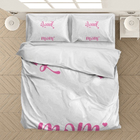 Loud and Proud Cheer Mom Bedding Sets