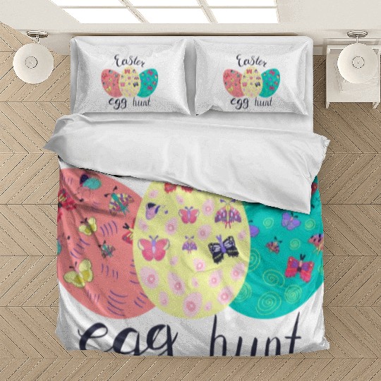 Easter Egg hunt Sublimation Bedding Sets
