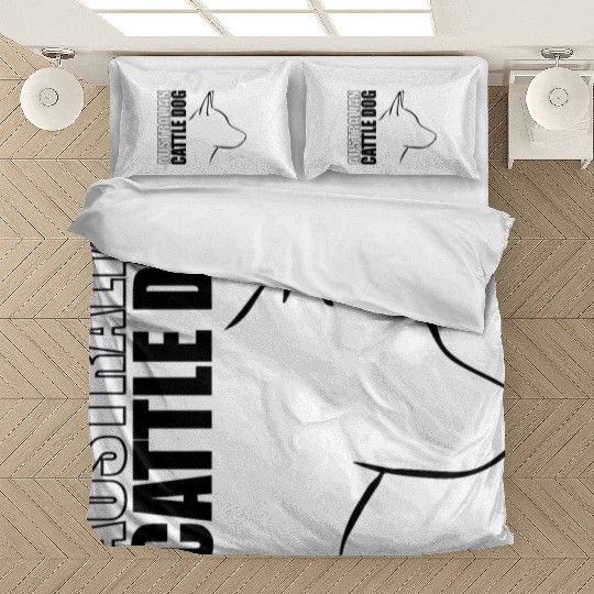 Funny Australian Cattle Dog Profile dog mom Bedding Sets