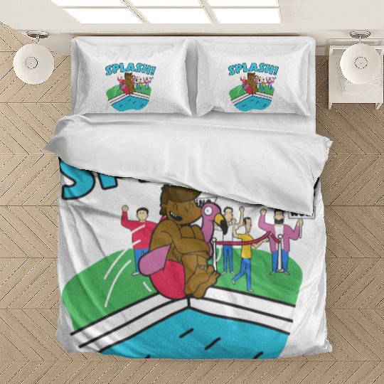Make A Splash Pool Dive Swimming Sports Swimmer Bedding Sets