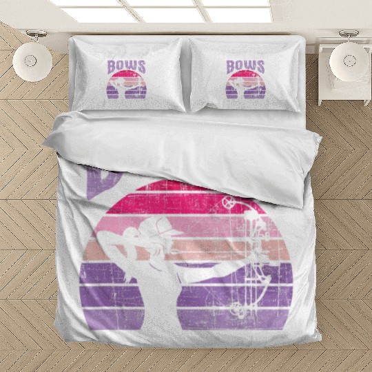 I Don't Wear Bows I Shoot Em Archery Bedding Sets