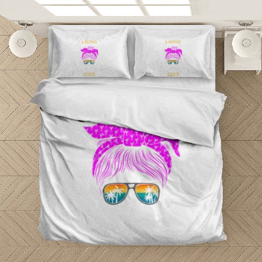 Beaches Booze Besties Florida 2023 Spring Break Bedding Sets