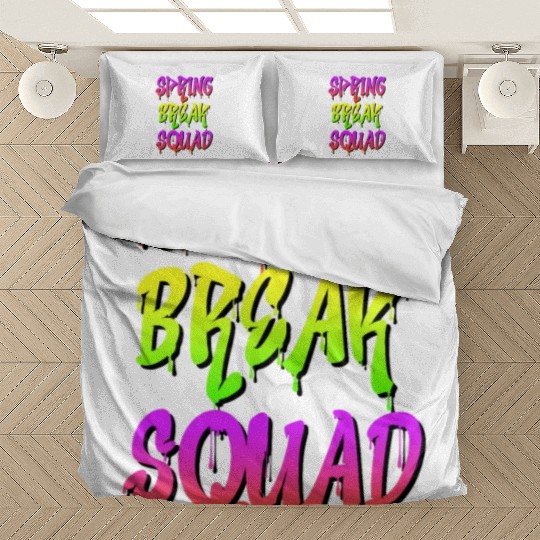 Spring Break Squad Summer Vacation Spring Break Bedding Sets