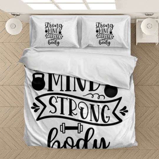 strong mind strong body Bedding Sets