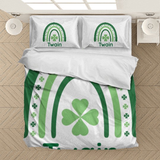 Twain Clover Charm Boho Rainbow Bedding Sets
