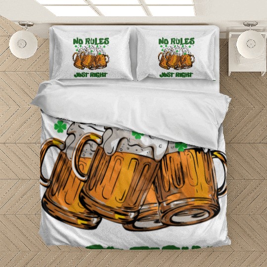 st paddy funny day, green beer Irish day Bedding Sets
