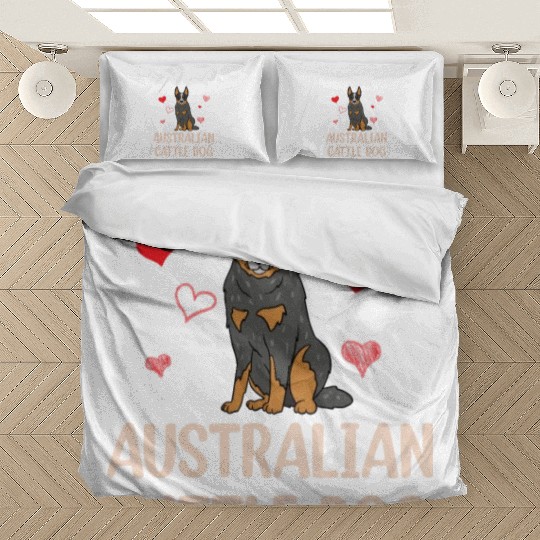 I Love my Australian Cattle Dog Bedding Sets