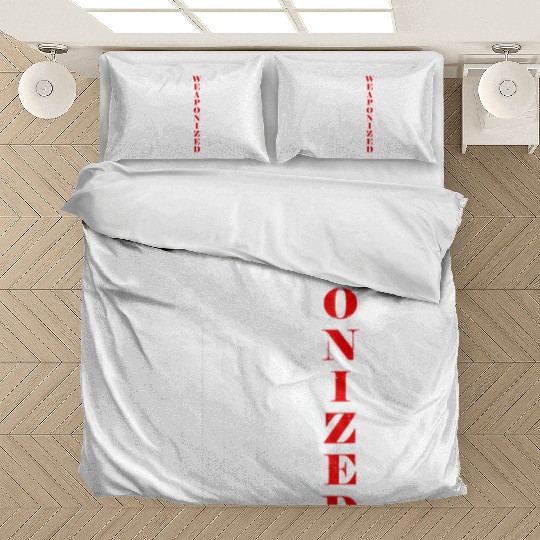 US American Flag Pro Gun Meme Weaponized Not Victi Bedding Sets