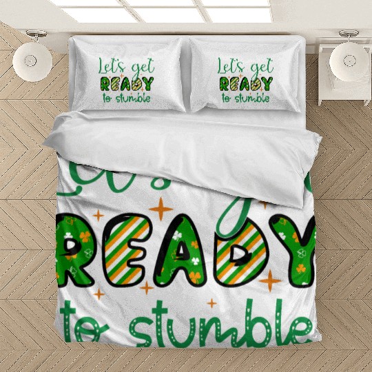 Lets get Patricks Day Sublimation Bedding Sets