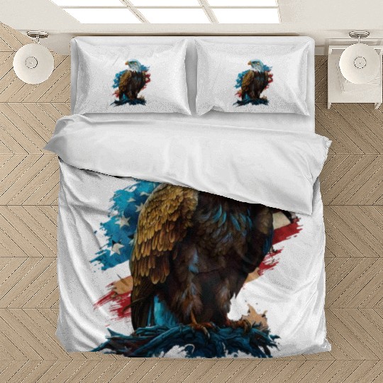 Always Putting America First American Bald Eagle Bedding Sets