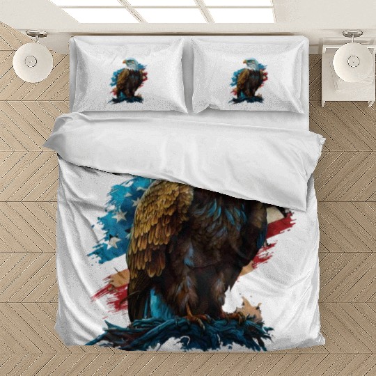 Anthem Fights For Something American Bald Eagle Bedding Sets