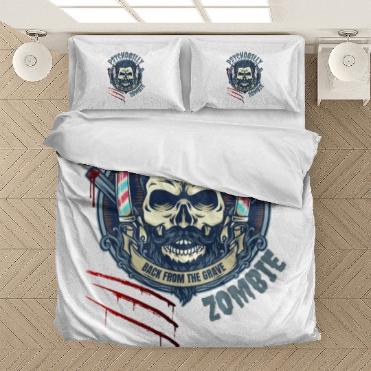 Psychobilly Zombie Retro Design Bedding Sets