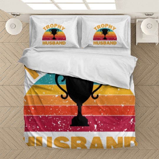 Trophy Husband | Funny Dad Joke Humor Bedding Sets