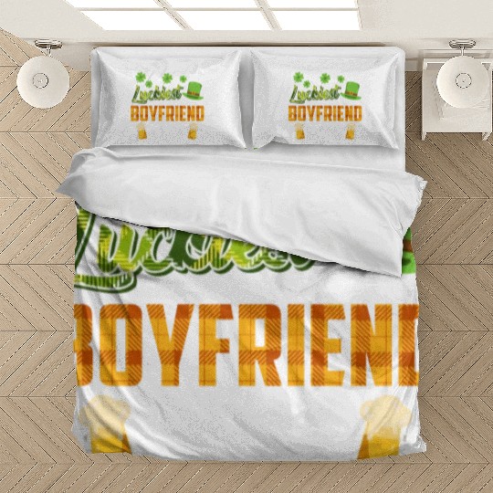 Luckiest Boyfriend Ever St. Patrick's Day Bedding Sets