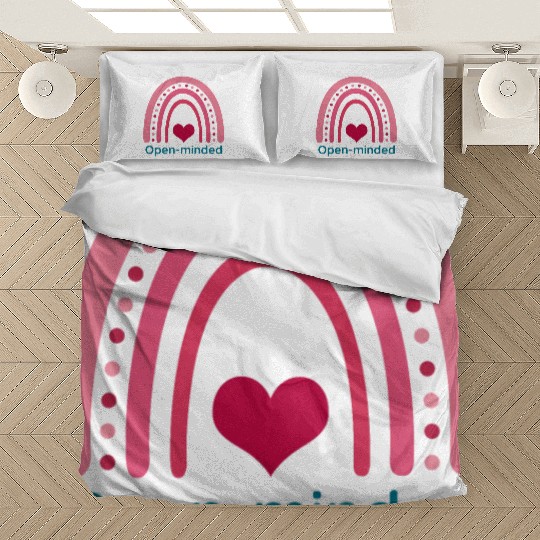 Open minded Viva Magenta Boho Rainbow Bedding Sets