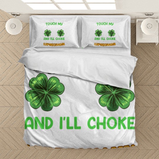 Funny St. Patrick's Day saying Lucky Charms Bedding Sets