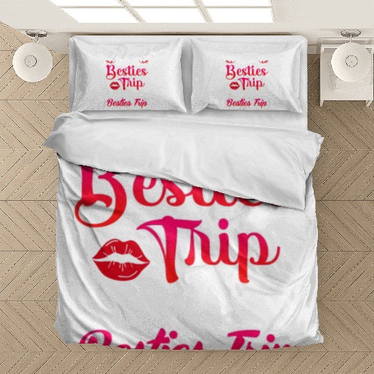 Besties Trip Friends Summer Vacation Spring Break Bedding Sets