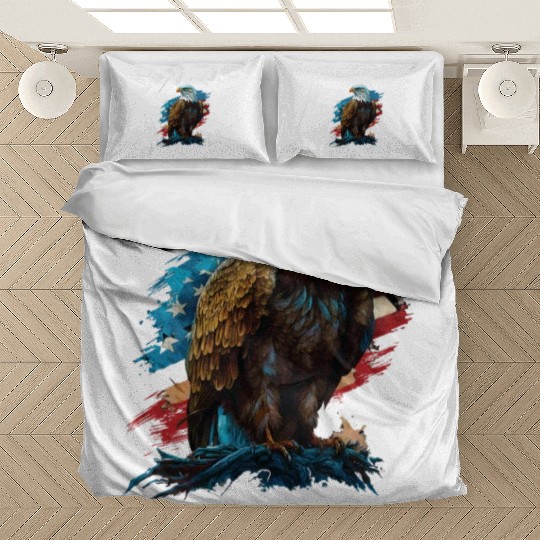 Honor Thy Country American Bald Eagle America USA Bedding Sets