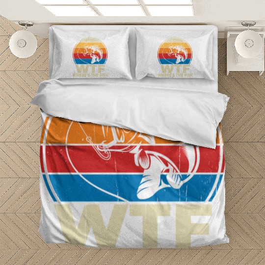 WTF wheres the fish Bedding Sets