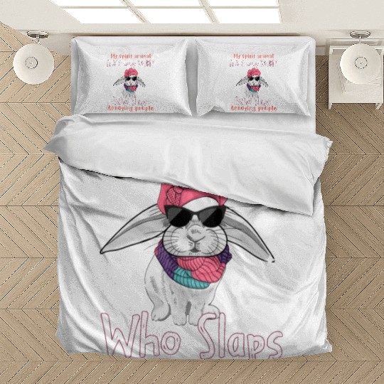 My Spirit animal Is A Grumpy Rabbit Bedding Sets