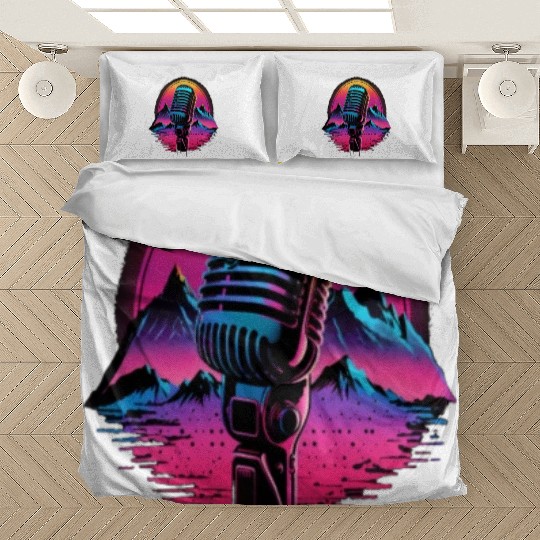 AV Technician Microphone Audio Visual Tech Sound Bedding Sets