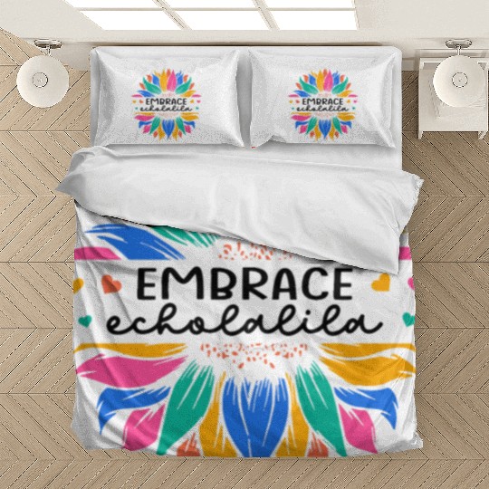 Embrace Echolalia Special Education Teacher Bedding Sets