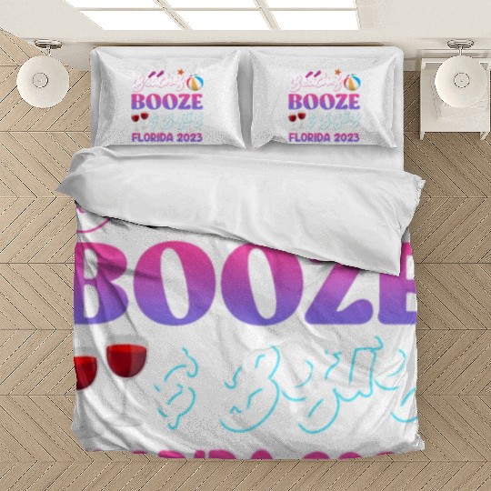 Beach Booze Besties Florida Vacation Spring Break Bedding Sets