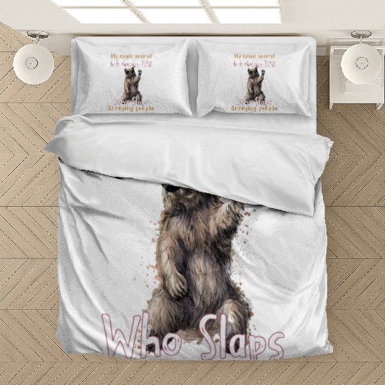 My Spirit animal Is A Grumpy Bear Bedding Sets