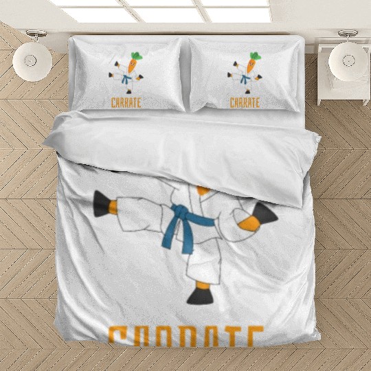 Carrate Carrot Lover Karate Coach Martial Artist Bedding Sets