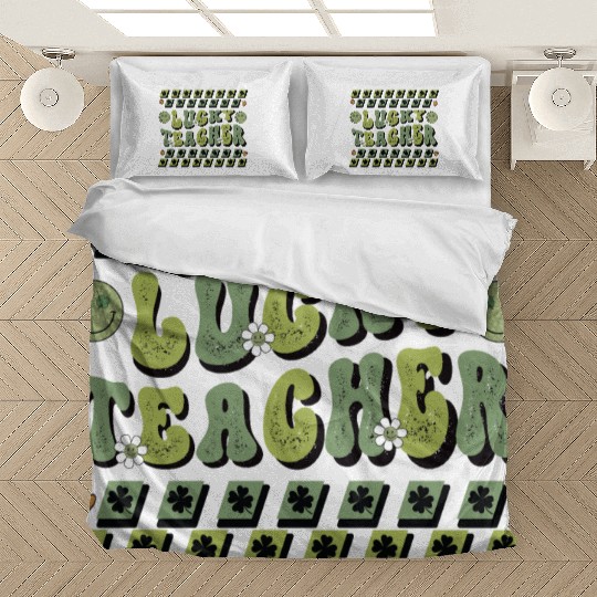 Lucky Teacher Saint Paddys St Patricks Day | Cool Bedding Sets