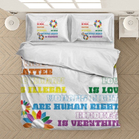 Distressed Science Is Real Black Bedding Sets