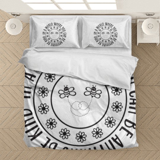 Teacher Life Be Kind Gift For Teacher Cat In Hat Bedding Sets