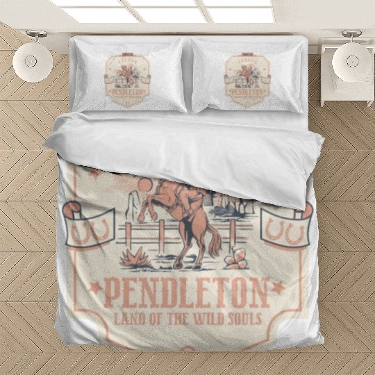pendleton oregon wild west town Bedding Sets