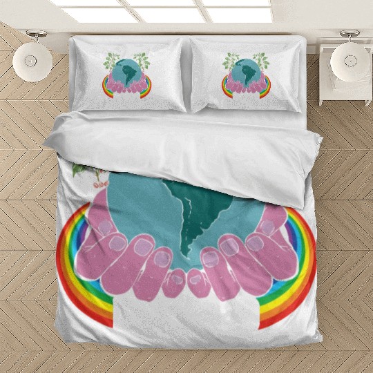 Be Kind To The Earth Rainbow Natural Environment Bedding Sets