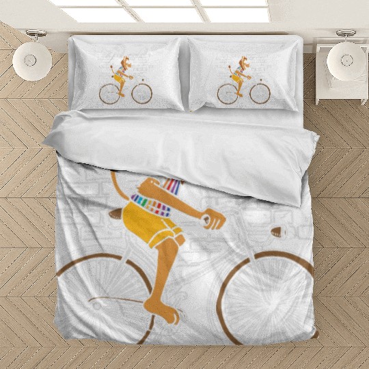 Lion Bicycle Bedding Sets