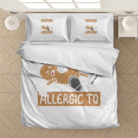 Allergic To Peanuts Allergic To Risk Peanut Bedding Sets