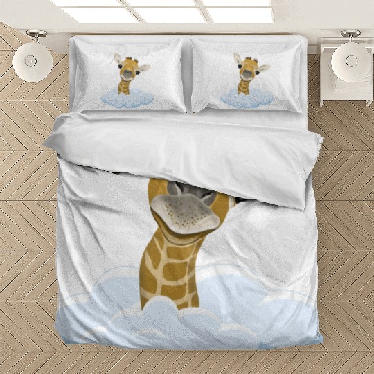 Giraffe with overlook Bedding Sets