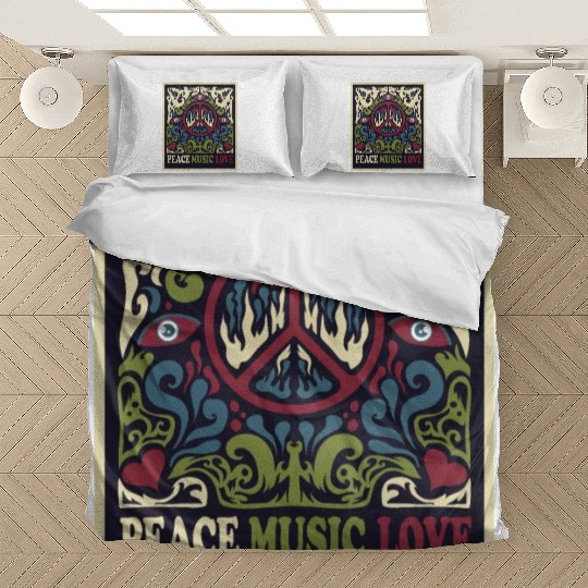 Psychedelic music Bedding Sets