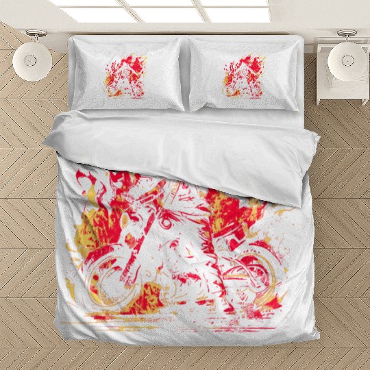 Motorcycle Passion gazoline In The Veins Bedding Sets