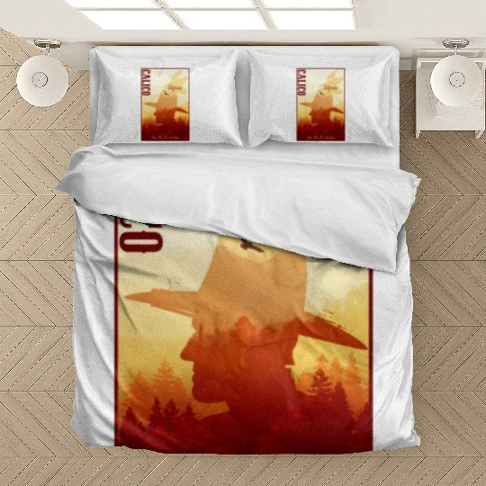 Calico California wild west town Bedding Sets