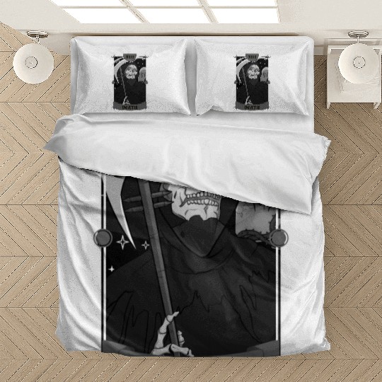 Anime Tarot Card Death Grim Reaper Occult Gothic W Bedding Sets