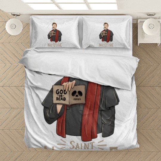 Saint Nietzsche Design for a Philosophy Student Bedding Sets